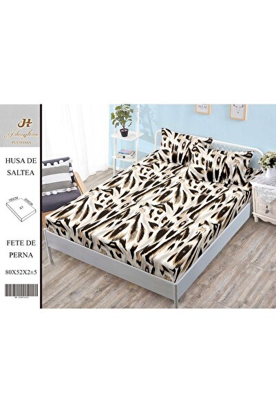 naniland.ro Husă de Pat Finet 2 Persoane 3 Piese cu Elastic 180x200 cm, Model...