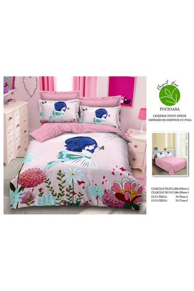 OEM Σετ Παπλωματοθήκης 5D Finet για 2 Άτομα, 6 Τεμάχια, Χωρίς Ελαστικότητα, 2...