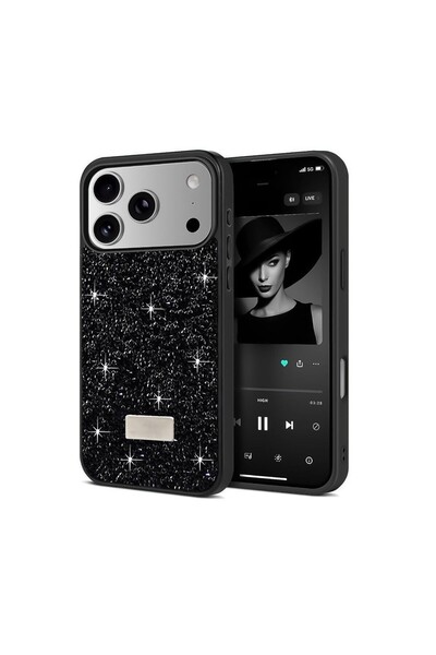 REDz Accessories Θήκη με κρυστάλλους ζιρκονίου για iPhone 18 Pro Max, Αντικρα...