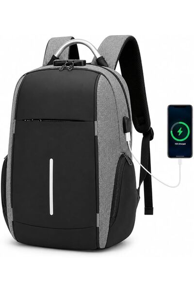 Alcoach Travel Laptop Backpack, Anti-theft laptop bag with USB charging port,...