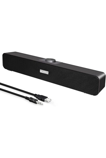 ULHYCE ULHYC ®   سماعات الكمبيوتر، مكبر صوت سلكي USB لسطح المكتب، اتصال بلوتو...