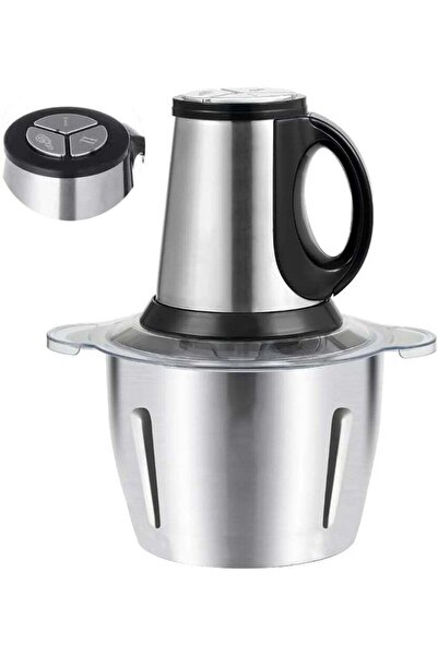 Generic Electric Food Chopper 2L Stainless Steel Bowl | 500W Motor | 4 Stainl...
