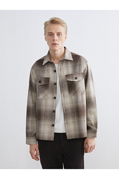 LC Waikiki Vizyon New Season Regular Fit Plaid Men's Lumberjack Shirt Jacket