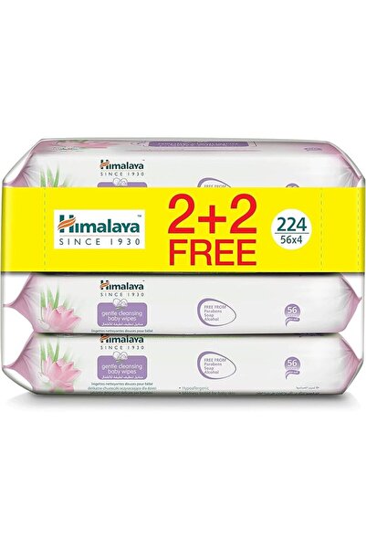 Himalayan Bazaar Himalaya Gentle Cleansing Baby Wipes | 56 wipes X 4 packs (2...