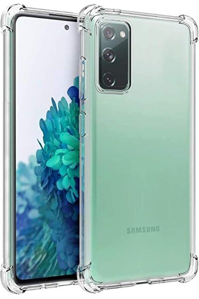 GENERAL غطاء حماية لهاتف سامسونج جالاكسي S20 FE 5G شفاف وواضح مع زوايا معززة ...