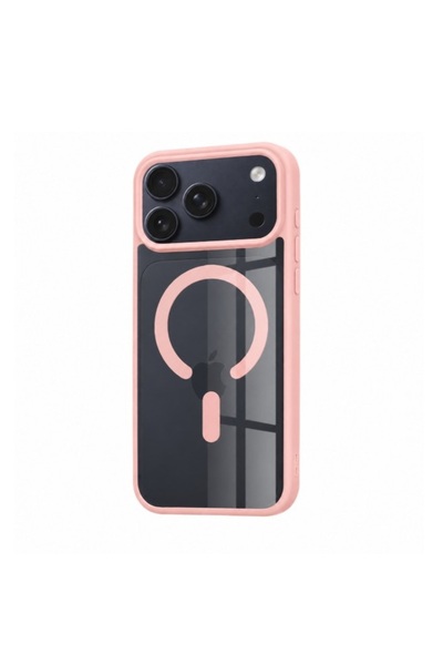 REDz Accessories Θήκη με MagSafe για Apple iPhone 18 Pro, Διαφανής πλάτη, Έγχ...