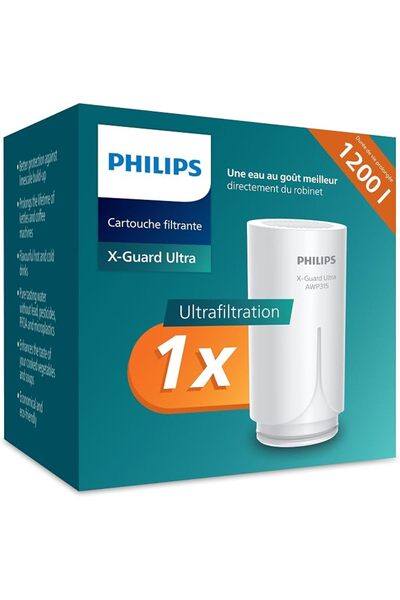 Philips Saeco فلتر مياه فيليبس X-Guard لتنقية مياه الصنبور، AWP315، يزيل حتى ...