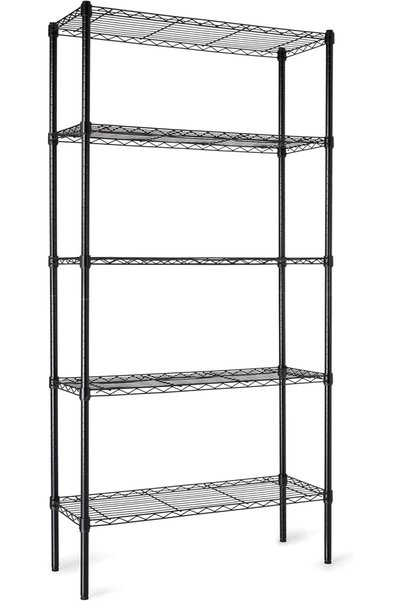Amazon basics 5-Shelf Adjustable, Heavy Duty Storage Shelving Unit (158.5 kgs...
