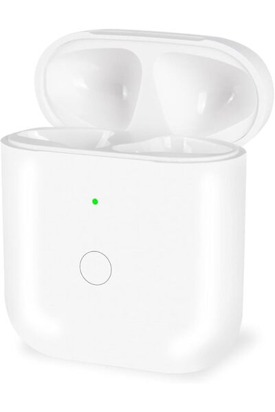 EXCEFORE حافظة شحن لاسلكية متوافقة مع AirPods من الجيل الأول والثاني، حافظة ش...