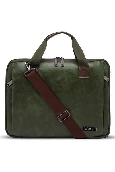 GENERAL VISMIINTREND Stylish Vegan Leather Office Laptop Handbag Briefcase Me...
