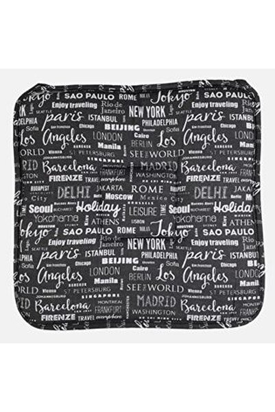 CBD CORAL BEST DEALS Perna Gri cu Imprimeu pentru Scaun 39x39cm, 39x39x3cm, Alb