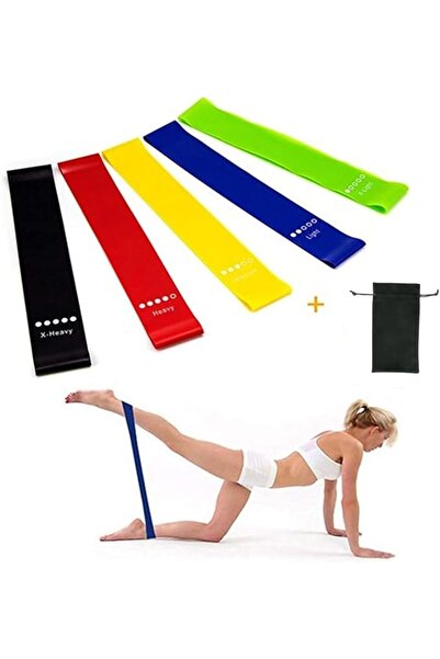 Generic Resistance Bands for exercise with Instruction Guide and Carry Bag, H...