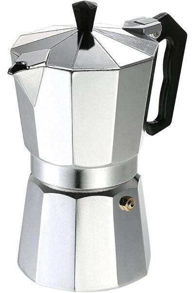 Other 3 Cup Aluminum Espresso Percolator Coffee Stovetop Maker Mocha Pot, Sil...