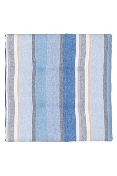 CBD CORAL BEST DEALS Perna pentru Scaun Ciel cu Dungi Albe 40x40cm, 40x40x5 cm