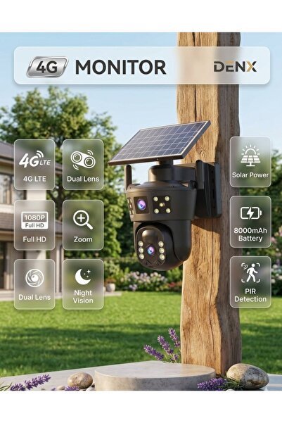Primo Plus DX3642 Smart 4G Solar-Powered Surveillance Camera – 1080P Resoluti...