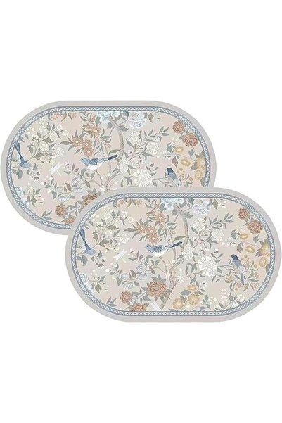 GENERAL Motim 2-Piece Bathroom Mat Set, 40X60 Cm, Non-Slip, Quick-Drying, Hig...