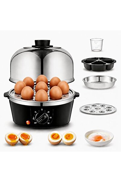 SKY TOUCH SKY-TOUCH Rapid Electric Egg Cooker, 9 Egg Capacity with 350W Rapid...