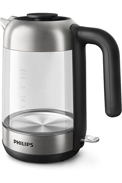 Philips Saeco غلاية فيليبس الزجاجية، 1850-2200 واط، سعة 1.7 لتر، هيكل زجاجي |...