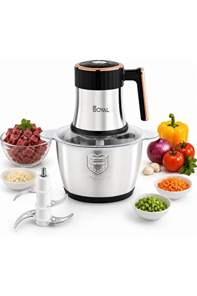 Royal Appliances خلاط وقطاعة طعام كهربائية رويال سعة 3 لتر، محرك بقوة 400 واط...