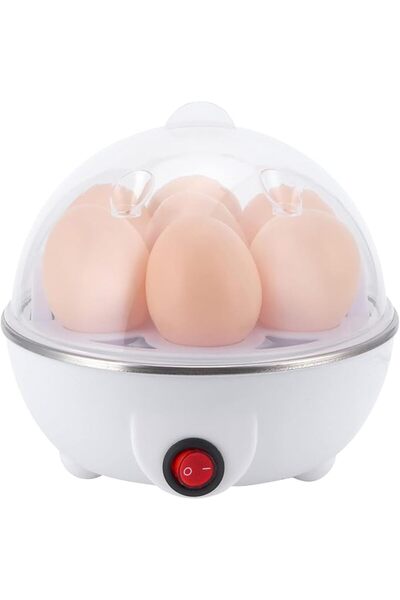 NECOMIC Necomi Rapid Egg Cooker with Tray Which Holds up to 7 Eggs，Hard Boile...