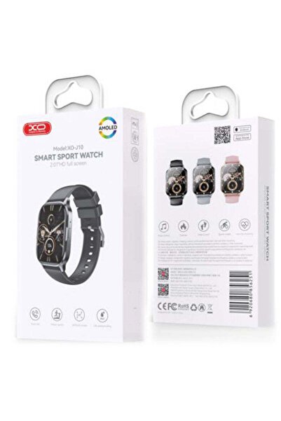 Xo Smartwatch J10 Call, AMOLED 2.01 ", NFC, IP67 - Negru