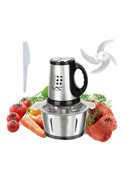 LAC Electric Food Chopper, 3L Meat Grinder 3 Speeds Food Processor Stainless ...