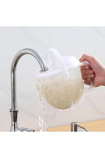 ALMEKAQUZ Rice Strainer, Rice Washing Machine, Multifunctional Washing Tool f...