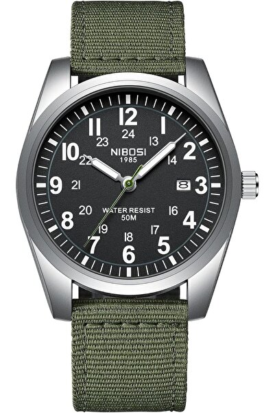 GENERAL Watch for Men Nibosi Brand Green Military Watches for Fashion Men Wat...
