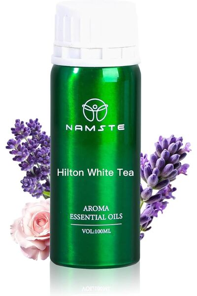 NAMSTE زيوت عطرية للفنادق، زيت معطر فاخر بعطر الشاي الأبيض من مجموعة هيلتون، ...