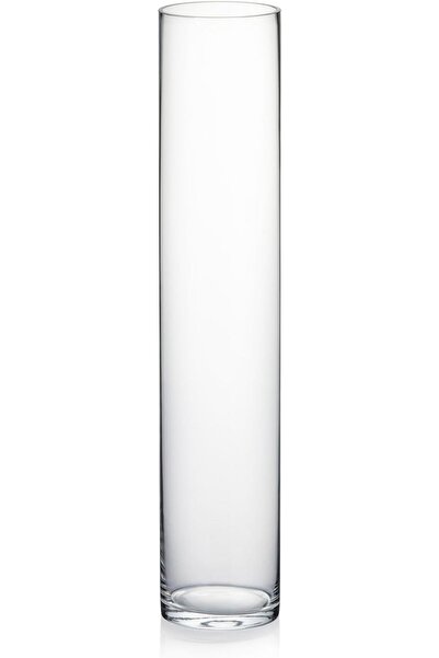 WGVI Wgve Cylinder Shape Design Vase, 4X20" (Wxh) Flower Container, Candle Ho...