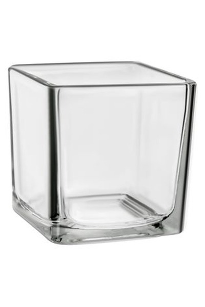 CBD CORAL BEST DEALS Suport Patrat de Sticla Transparenta pentru Lumanare Pas...
