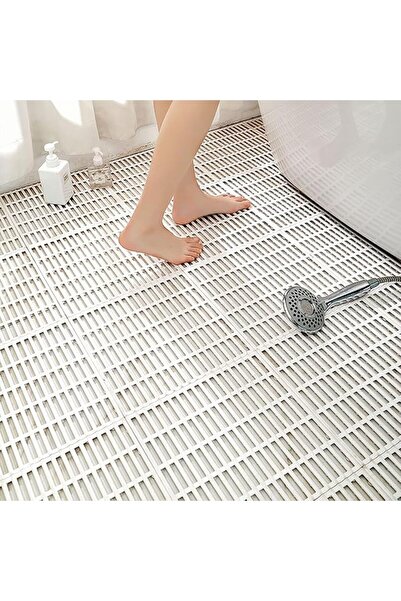 ALMEKAQUZ 12 PCS Bath Tub Shower Mat Non-Slip 30 * 30CM Extra Long Bathtub Ma...