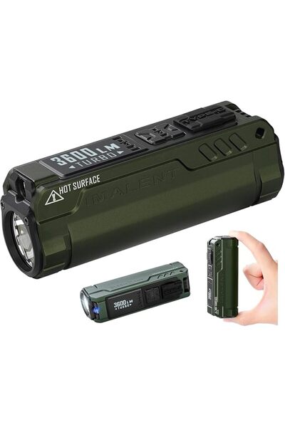 imalent مصباح يدوي BL50 EDC مزود بمصباح LED بالأشعة فوق البنفسجية 365 نانومتر...