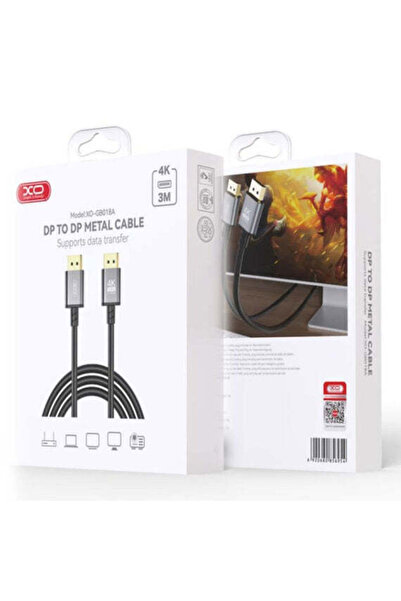 Xo Cablu Audio-Video GB 018 A, HDMI la HDMI, HD 4K, 3m - Gri închis