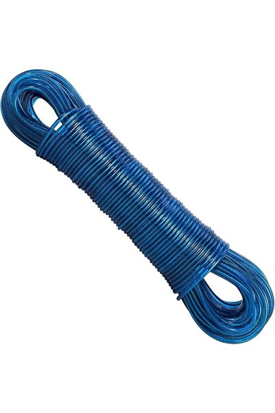 Bukela 50m Washing Line Rope Strong Steel Core Laundry Clothes Lines - Rot, M...