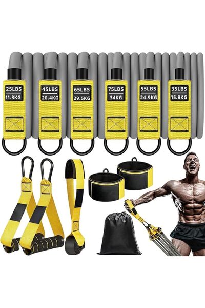 Beauenty Heavy Resistance Bands for Working Out,300LBS Exercise Bands with Ha...