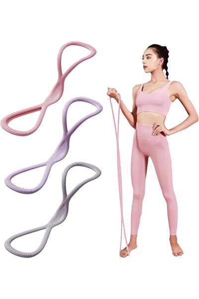 Generic 3 Pack Resistance Bands for Women, Silicone Elastic Bands 15/25/35 lb...