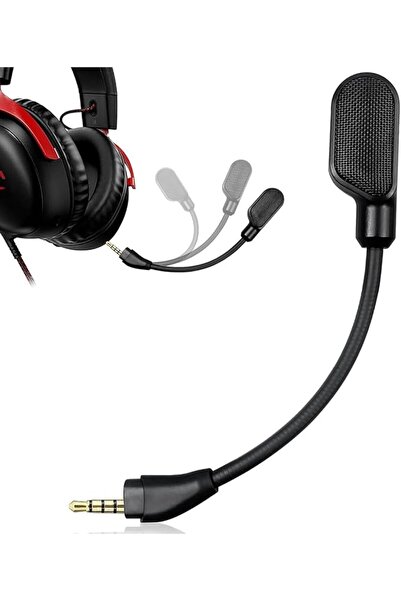 GENERAL ميكروفون بديل مُحسّن يناسب سماعات الألعاب السلكية/اللاسلكية HyperX Cl...