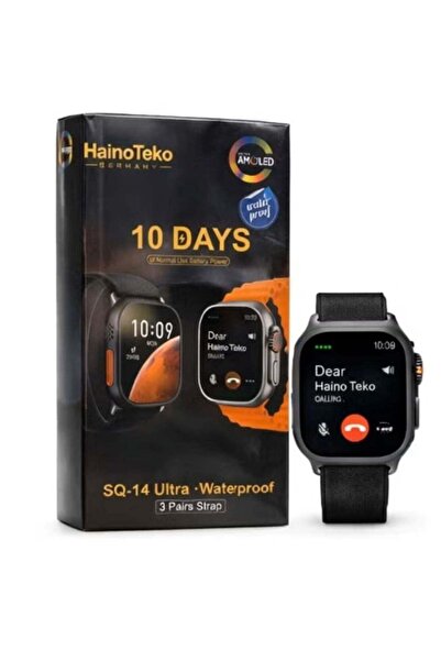 HAINOTEKO Ultra Smart Watch – AMOLED Display – 10 Days Battery – Waterproof –...