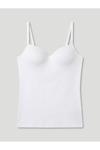 LC Waikiki Vizyon New Season U-Neck Flat Strap Maternity Cup Undergarment