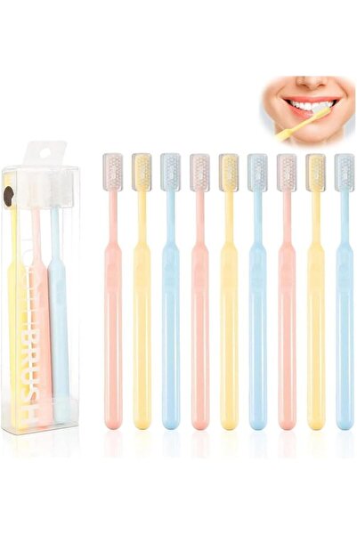 JOYZZZ Extra Soft Toothbrushes for Adults, 9 PCS Super Soft 0.12 mm Bristle T...