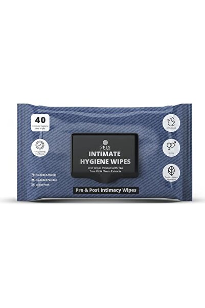 Skin Elements Intimate Hygiene Wet Wipes | Unisex | pH balanced | Tea Tree Oi...