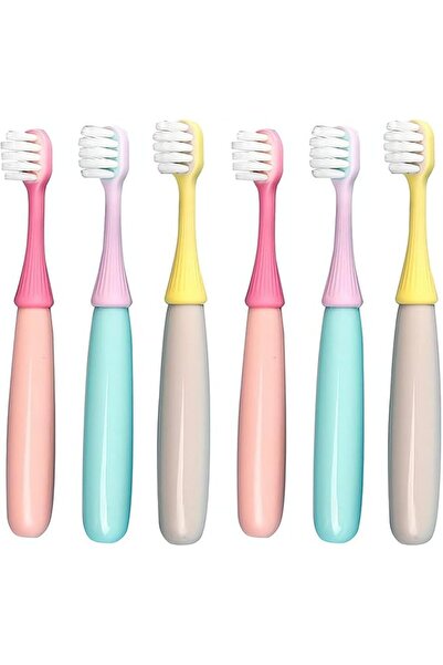 Aputue Kids Toothbrush, 6 Pack Oral Care Brush with Extra Soft Bristles, Cute...