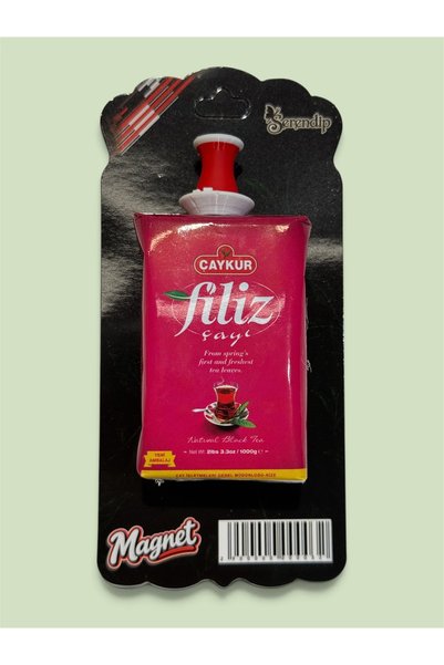 Genel Markalar Rize Çay Paketi Magnet – Çay Temalı 3D Buzdolabı Magneti – Yör...