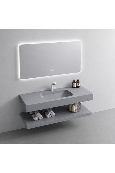 Alista Home Set mobilier baie KROSS, 60cm, 3 piese, Gri