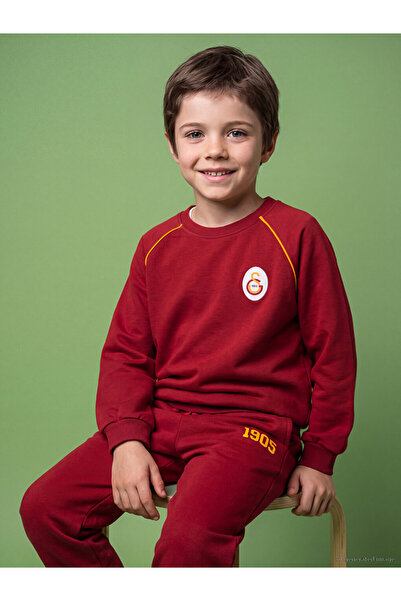 LC Waikiki Galatasaray Embroidered Boys' Sweatshirt