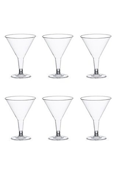 CBD CORAL BEST DEALS Set Pahare Reutilizabile din Plastic Transparent pentru ...