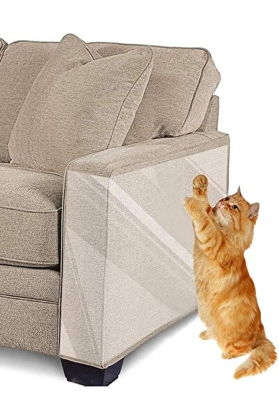 Generic Cat Scratch Deterrent Tape for Furniture Protection, Clear Double Sid...