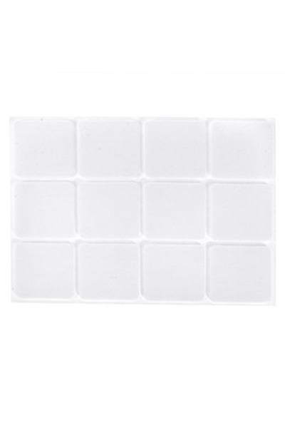 CBD CORAL BEST DEALS Autocolante Dublu Adeziv 21x21mm - 12buc