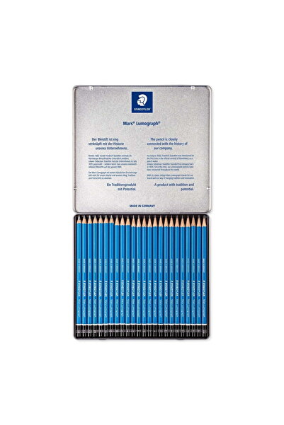 Staedtler Set de creioane cu grafit Mars Lumograph |   Set de 24 de piese